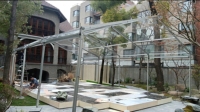 Tente de mariage à toit transparent, tentes de réception transparentes pour événements, fête de mariage, grande tente de réception en plein air pour 100 à 200 personnes