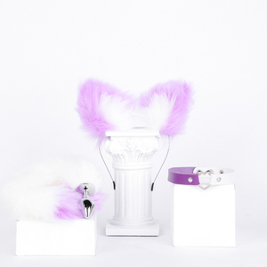 ชุดพันธนาการทางเพศแมวที่คาดศีรษะหูแมวปลั๊กทวารหนักคอสเพลย์หางคอสเพลย์แปลกใหม่อุปกรณ์เสริมเกมทางเพศสำหรับผู้ใหญ่ - Product Image 5