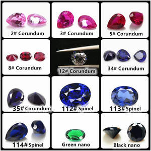 Takı yapımı için yüksek kalite gevşek Nano taş Oval kesim taş 2*3mm ~ 15*20mm zümrüt yeşil Nano taş - Product Image 5