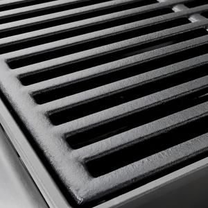 ตะแกรงเหล็กหล่อเคลือบสำหรับเตาย่างบาร์บีคิวแบบใช้ถ่านตะแกรงเหล็กหล่อสำหรับเปลี่ยนชิ้นส่วนบรรจุภัณฑ์ส่งคำสั่งซื้อ - Product Image 1