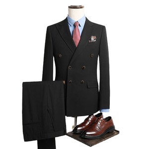 <span class=keywords><strong>2023</strong></span> <span class=keywords><strong>Costume</strong></span> ODM affaires hommes vêtements de cérémonie 3 pièces mince <span class=keywords><strong>costume</strong></span> robe de mariée Double boutonnage smoking réunions costumes hommes costumes - Product Image 1