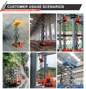 Plataforma Elevadora de Tijera Eléctrica Automática de 12 m, Autopropulsada, Hidráulica, para Instalación de Claraboyas en Hospitales y Centros Comerciales - Product Image 4