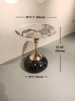 Table d'appoint de salon moderne et luxueuse pour table de chevet Table basse mobile Table ronde simple pour table de chevet