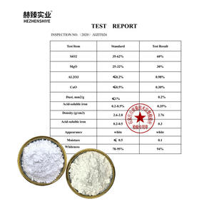 Üretici tedarik endüstriyel kaplama/kauçuk/plastik için 2-45 Um Ultra ince endüstriyel sınıf beyaz talk pudrası - Product Image 1