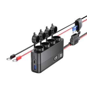 <span class=keywords><strong>Chargeur</strong></span> de voiture DC haute puissance 350W PD écologique, nouvellement listé, avec <span class=keywords><strong>4</strong></span> prises et cordon de protection, pour ordinateur portable, <span class=keywords><strong>iPad</strong></span>, téléphone portable, allume-cigare - Product Image 4