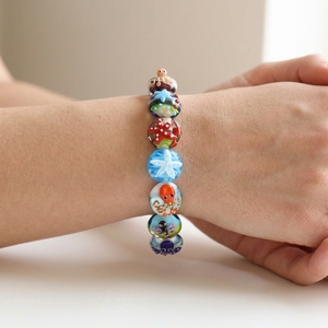 Perle in Vetro di <span class=keywords><strong>Murano</strong></span> Fatte a Mano, Colorate e Personalizzate, con Design di Granchi e Polpi per Creazione di Gioielli da Donna - Product Image 5