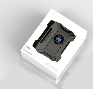 자동차 에어 컴프레서 펌프 오토바이 DC 12V 디지털 디스플레이 휴대용 타이어 공기 주입기 - Product Image 5