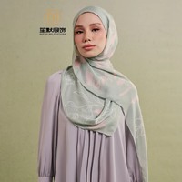 Foulards Hijab Imprimés en Modal en Gros, Écharpes et Châles Ethniques en Rayonne Douce et Respirante pour Femmes, Personnalisation Prise en Charge