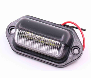 Đèn <span class=keywords><strong>LED</strong></span> bên hông trắng sáng 12V/24V, đèn biển số sau mới cho xe tải, rơ moóc, ô tô, 6 đèn <span class=keywords><strong>LED</strong></span> - Product Image 1