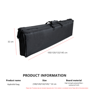 Hydrofoil Board Bag Nylon Carry Cover Waterproof Surfing Wingfoil <b>Storage</b> Case with Handle - Product Image 5