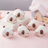 Balle anti-stress souple à rebond lent en forme de chiot, gadget de décompression, cadeau de fête, boîte mystère, vente en gros