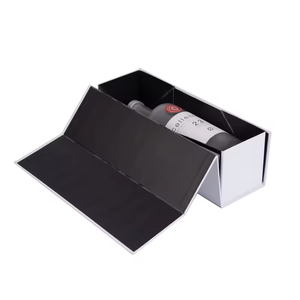 Caja de botella de vino con imán de cartón de lujo reciclada única personalizada, caja de botella de vino, embalaje de vino, caja de viales - Product Image 6