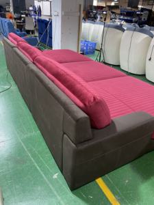 เฟอร์นิเจอร์โรงละครห้องนั่งเล่นวิลล่าแบบกำหนดเองทำ3.8เมตรเตียงโซฟานุ่มสบายโรงภาพยนตร์รวมโซฟาที่ทันสมัยชุดโซฟาสื่อ - Product Image 4