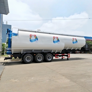 Remorque semi-remorque de déchargement d'aliments pour animaux de 30 tonnes à prix d'usine - Product Image 1