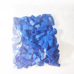 Mềm nhựa Cáp nối cắm cao su Bìa khởi động CAT5e CAT6 RJ45 Ethernet mạng cáp căng thẳng cứu trợ khởi động - Product Image 6