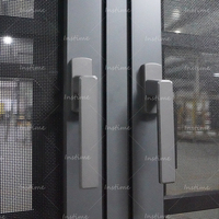 Ventana de Estilo Industrial Instime Crittall, Diseño de Ventana de Acero Antiguo, Ventana Abatible de Aluminio con Marco Delgado y Rotura de Puente Térmico