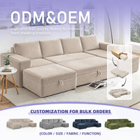 Canapé compressé avec ottoman, assise profonde, entièrement en mousse, pour revendeurs et grossistes de meubles, OEM, ODM, fourniture de meubles en gros