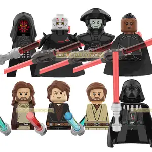 KT1059 SW New Star Darth Vader Maul Obi-Wan Anakin Trooper Space Wars Mini Bricks Building Block Figure Collect Toy Juguete