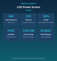 Écran LED COB SMD d'intérieur P1.5 P2 P2.5 P3 à pas fin pour mur vidéo de centre commercial et de conférence