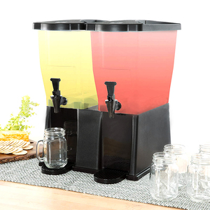 Cubo de agua fría de plástico transparente grande de 19L y 22L con grifo <span class=keywords><strong>para</strong></span> restaurante, dispensador de bebidas y dispensador de jugo de limón - Product Image 4