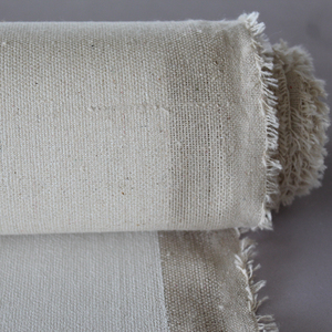 Bán Buôn 280/380G Bông Tinh Khiết Linen Primed Tùy Chỉnh In Ấn Vải Cuộn Cho Acrylic Kỹ Thuật Số Phun Sơn - Product Image 2