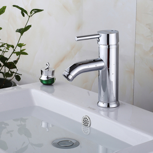 VENTE FLASH Robinet <span class=keywords><strong>de</strong></span> lavabo monocommande en laiton chromé, Robinet <span class=keywords><strong>de</strong></span> toilette durable, Robinet d'eau <span class=keywords><strong>de</strong></span> salle <span class=keywords><strong>de</strong></span> bain au design moderne, Bon prix - Product Image 3