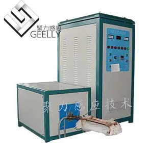 High Frequency Induction heater Hot Forging diathermy Heating metal rods bars bolts shafts nuts