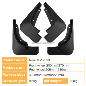 Accessori auto paraspruzzi paraspruzzi parafanghi parafanghi paraspruzzi per <span class=keywords><strong>Kia</strong></span> <span class=keywords><strong>Niro</strong></span> HEV 2023-2024 parafanghi anteriori e posteriori - Product Image 3