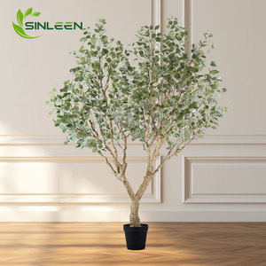 Big <strong>Artificial</strong> Plant Wholesale Faux Large Plastic Decor Home Eucalyptu Leaf Real Touch Fake Bonsai <strong>Tree</strong> Eucalyptus <strong>Artificial</strong> - Product Image 2