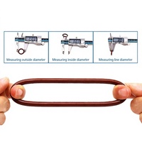 Pasokan Pabrik MOQ Rendah NBR Hitam 70 Shore Karet O-Ring Seal Diameter Dalam 503.8-643.8mm CS 3.53MM O-ring Tahan Minyak