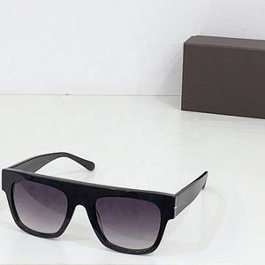 แว่นกันแดดทรงสี่เหลี่ยมคลาสสิก ทำจากอะซิเตทไฟเบอร์ คุณภาพสูง สำหรับผู้ชาย ป้องกันรังสียูวี 400 เหมาะสำหรับกิจกรรมกลางแจ้ง ดีไซน์ย้อนยุค แฟชั่น - Product Image 5