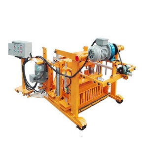 Máquina de Ladrillos Móvil Tipo QT40-3A, Máquina para Fabricar Bloques Huecos para la Construcción - Product Image 1