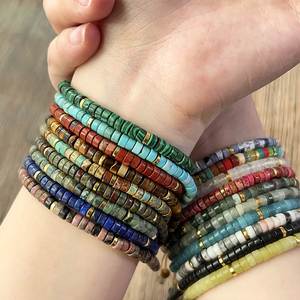 Natural Stone <b>Bracelet</b> Colorful Glass Beaded Relaxation Aid Strategic Custom Packaging Solution After-sales Support - Product Image 5