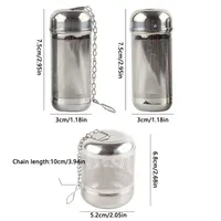 Passoire à thé en acier inoxydable infuseur à thé feuilles de thé épices assaisonnement boule passoire théière maille fine café filtre thé