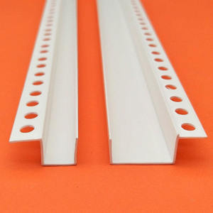 Profilés d'angle en PVC <span class=keywords><strong>pour</strong></span> murs extérieurs, en forme de U, <span class=keywords><strong>pour</strong></span> la protection des coins - Product Image 1