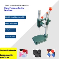 Machine à poser les boutons-pression à quatre trous, manuelle, en fonte verte, en forme de cœur, à manivelle, pour bureau, vente directe usine