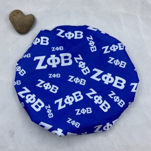 Fabricant <span class=keywords><strong>professionnel</strong></span> sororité grecque réglable réversible Satin <span class=keywords><strong>Bonnet</strong></span> 1920 ZPB Bonnets <span class=keywords><strong>de</strong></span> luxe - Product Image 4