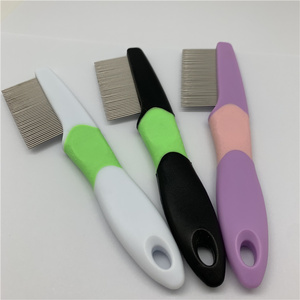 منتجات العناية بالحيوانات الأليفة والكلاب والقطط ، إبرة من الفولاذ المقاوم للصدأ بمقبض مطاطي ، مزيل للبرغوث والقراد والحيوانات الأليفة - Product Image 6