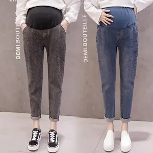 Wholesale Maternity Jeans 2022 New Fashion Loose Comfortable Maternity Jeans pants