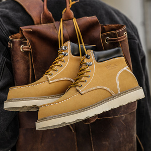 Botas de Trabajo Personalizadas de Moda, Cálidas, Casuales, de Cuero, Ligeras e Impermeables, en Oferta - Product Image 1