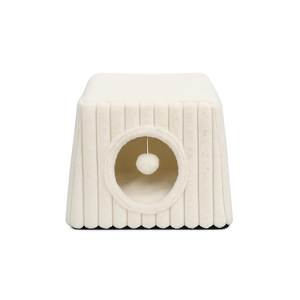 Cat <b>House</b> Square Faux Fur Washable Pet <b>Bed</b> For Cat Four Seasons Use - Product Image 1