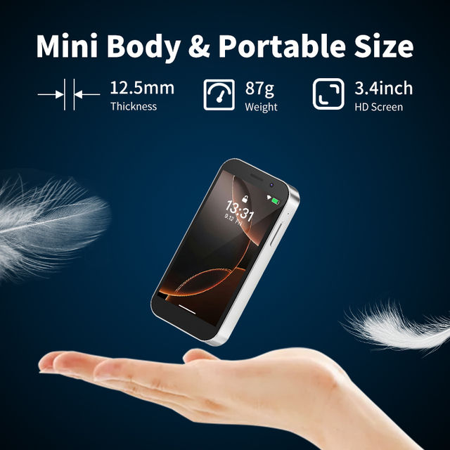Good Quality AI Smart Phone 4g Kids Android 13.1 Smartphone Kids Phone Call Video Calling 3.4-inch Display Single SIM Card Phone