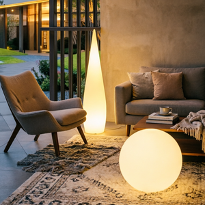 Lampes à LED lumineuses, <span class=keywords><strong>globes</strong></span> rigides, rechargeables, sur pied, 16 LED RGB à intensité variable, lampe de sol en forme de boule pour éclairage intérieur et extérieur - Product Image 5