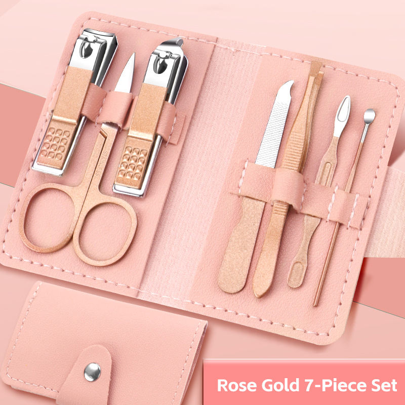 Rose gold -7 piece set