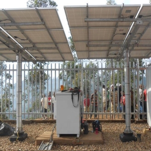 Système de montage sur poteau Support de poteau Support rotatif Supports de montage au sol unipolaires Kit de montage solaire - Product Image 2