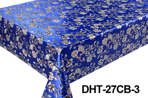 Nhà Máy Không Thấm Nước Nổi 5D Mantel Oilcloth Vải Vàng Polyester PVC Vinyl Bảng Vải Cuộn - Product Image 3