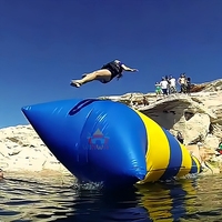 Sac de catapulte gonflable à eau avec pompe à air, adapté aux adultes et aux enfants