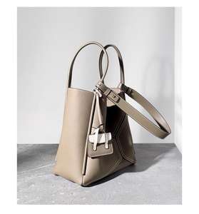 Sac panier en cuir véritable, tendance et élégant, sac à bandoulière pour femme - Product Image 6