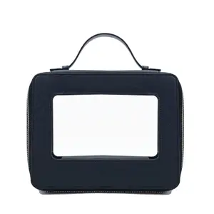 تصميم جديد أنيق مربع حقيبة أدوات الزينة حقائب مستحضرات التجميل
