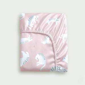 Sábana Ajustable para Cuna de Bebé con Estampado Animal, 40s Tencel, Suave y Transpirable, Lyocell 200TC, Ropa de Cama para Guardería, Fabricante de Taiwán - Product Image 4